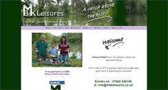 Desktop Screenshot of mbkleisures.co.uk